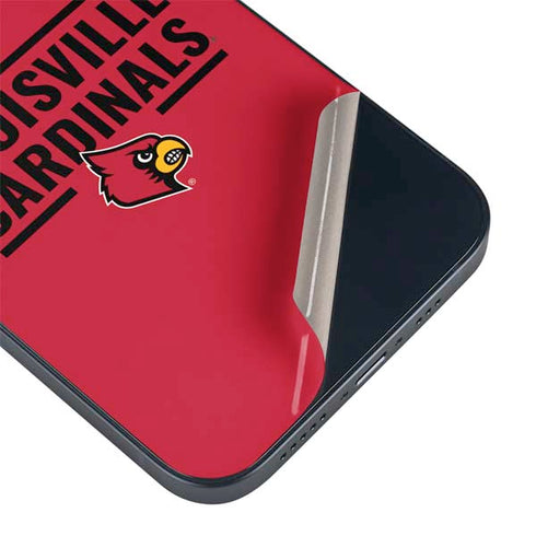 University of Louisville Cardinals Striped iPhone Skins